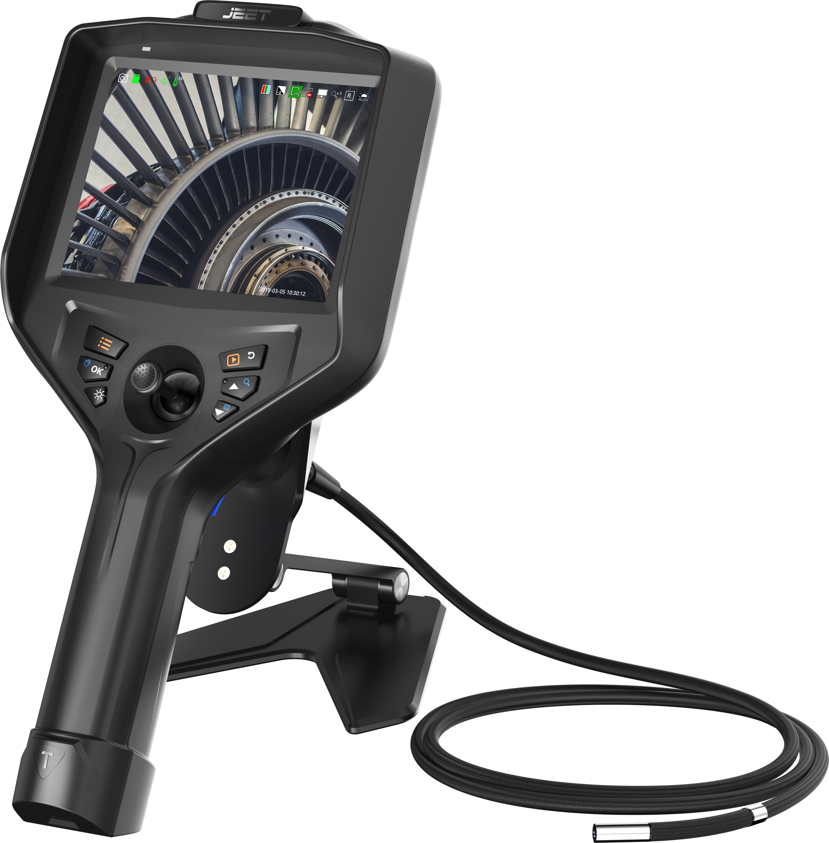 杰泰THX系列工业内窥镜可自由更换管线360°转向高清耐高温