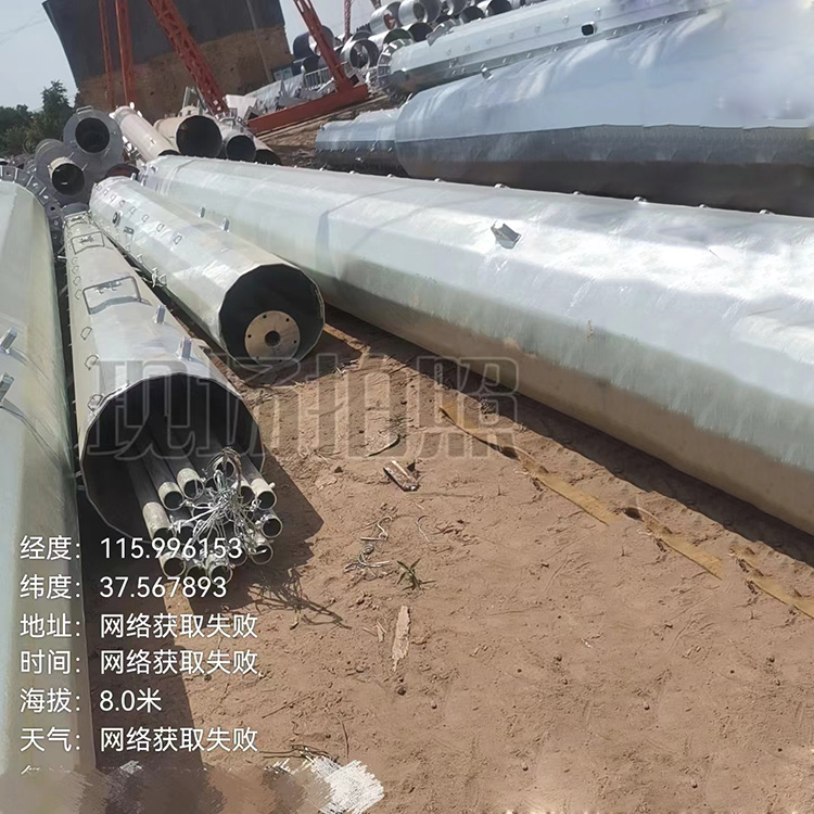 热镀锌单管通信塔兆宇5G楼顶信号一体化通讯塔