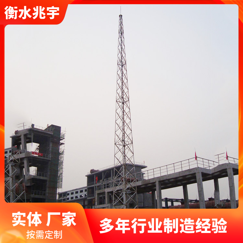 热镀锌角钢避雷塔 防雷塔 兆宇 建筑线塔楼顶接闪杆