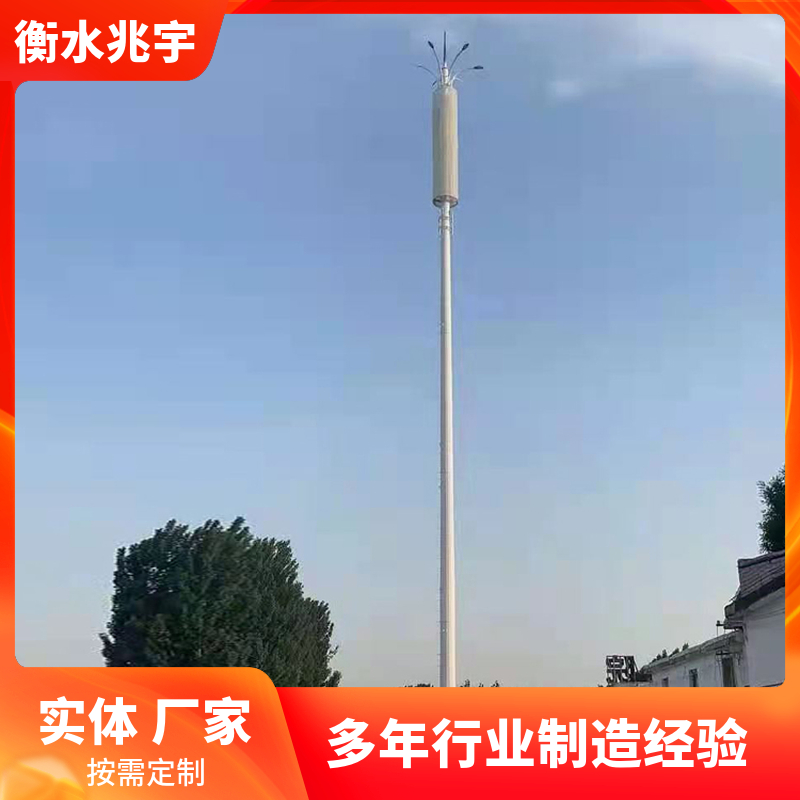 兆宇供应zy 15米信号塔 通讯塔 单管塔 通信塔 可加工定制