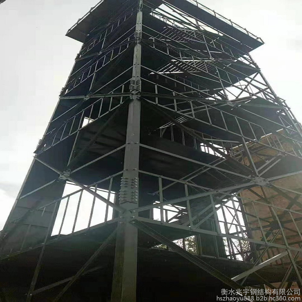 户外体能训练塔兆宇钢结构拉练攀爬消防训练塔