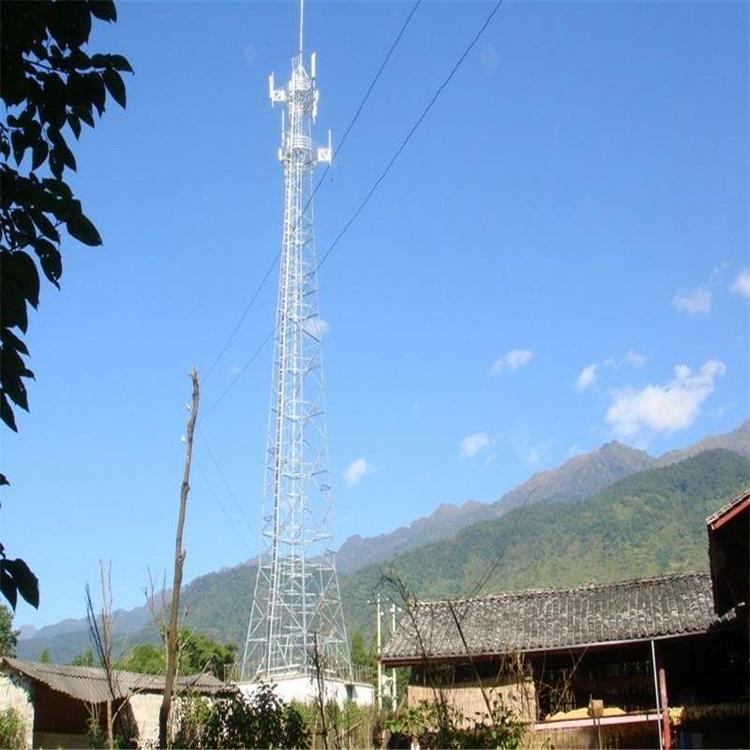 兆宇供应zy 四柱角钢监控塔 规格齐全 来图来样可定制