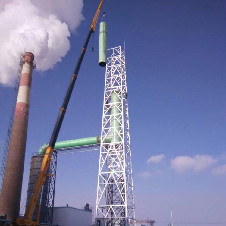 火炬塔烟筒塔烟筒仿生塔架兆宇钢结构烟筒铁塔