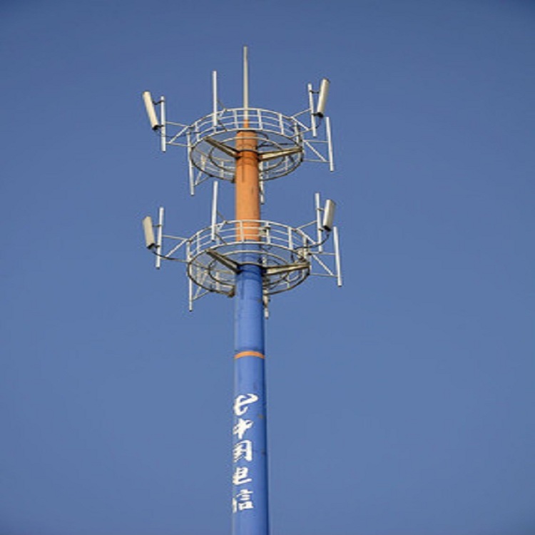 楼顶信号抱杆5G基站 兆宇 5g塔通讯塔 无线传输通信塔