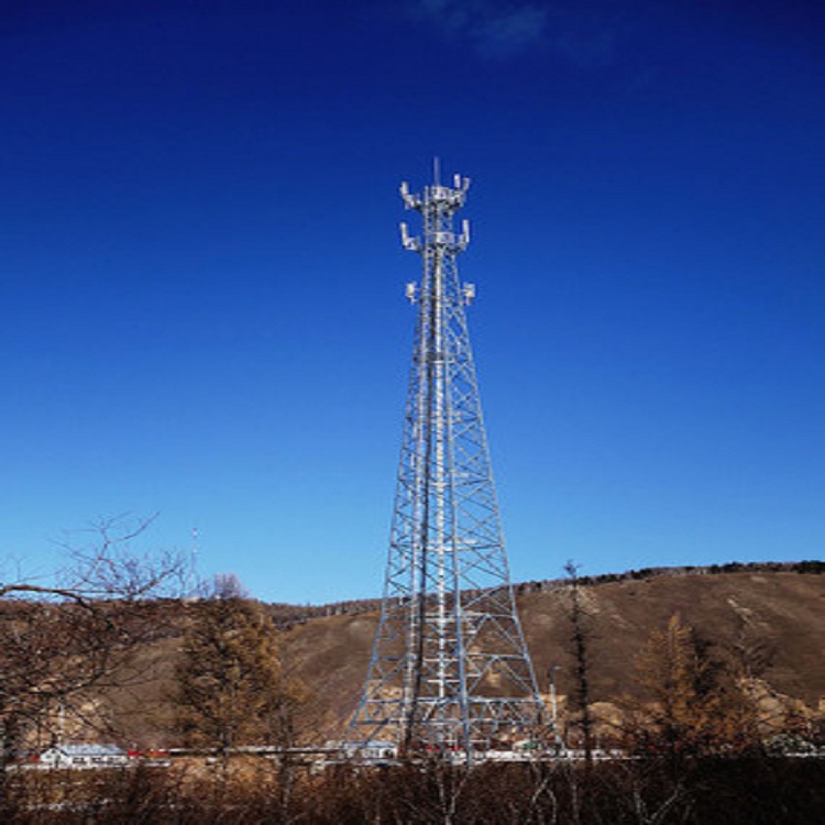 5G通信信号输送单管塔兆宇加工通讯信号发射塔厂家