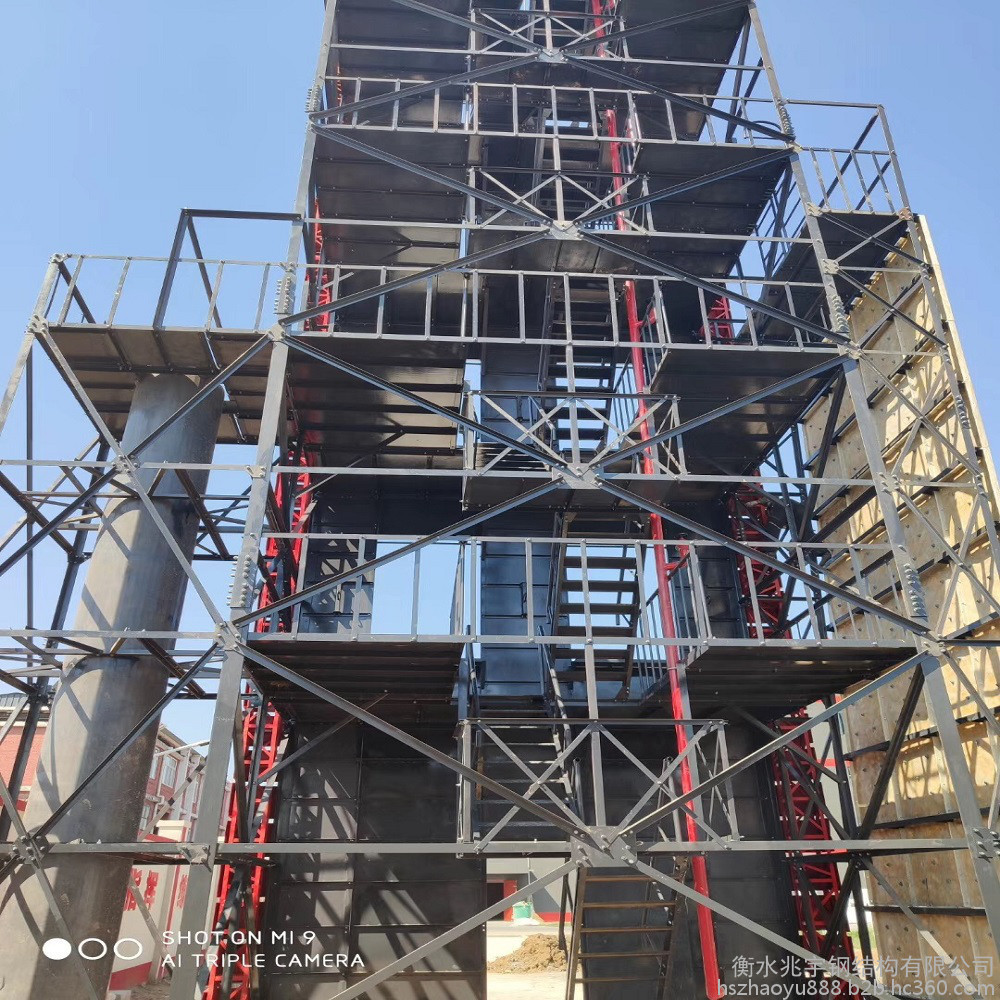 多层消防训练塔兆宇训 练冲锋塔双窗竖井训练铁塔