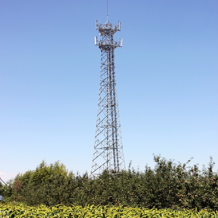 5G信号塔通讯铁塔 兆宇 楼顶信号电信塔一体化通讯塔