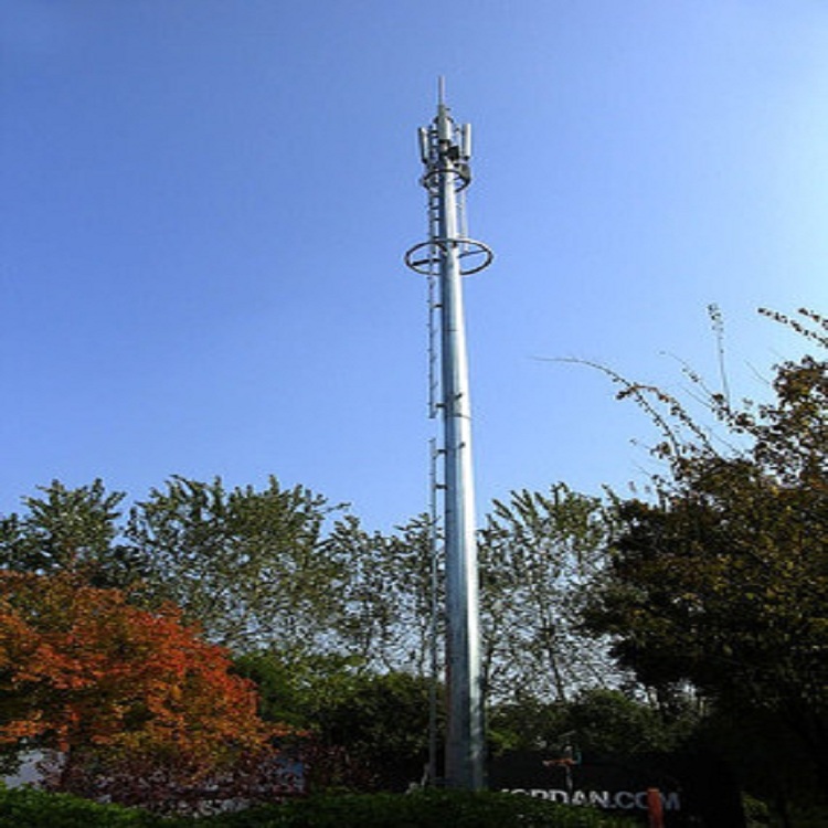 通信工程项目用5G通信塔兆宇单管信号塔电信联通通讯塔