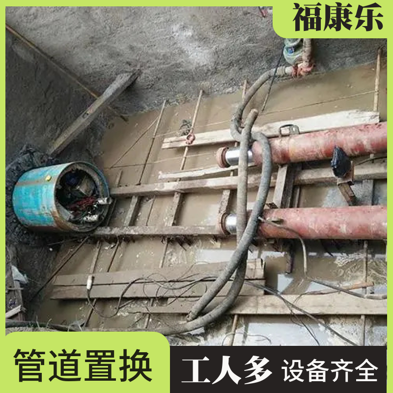 专业管道维修-非开挖塌陷更换-顶管-插管 福康乐