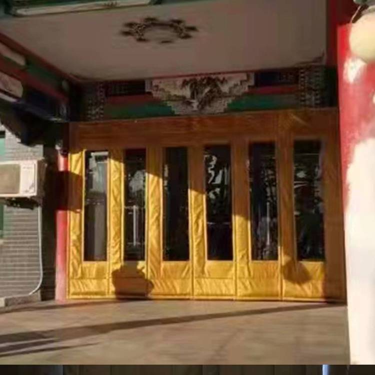 鑫艺诚制作冬季棉门帘 牛津布皮革帆布环保棉材质 款式多样免费测量