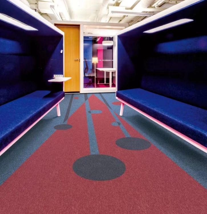 办公项目专用地毯 庆典活动毯 防滑吸水除尘 鑫艺诚设计制作