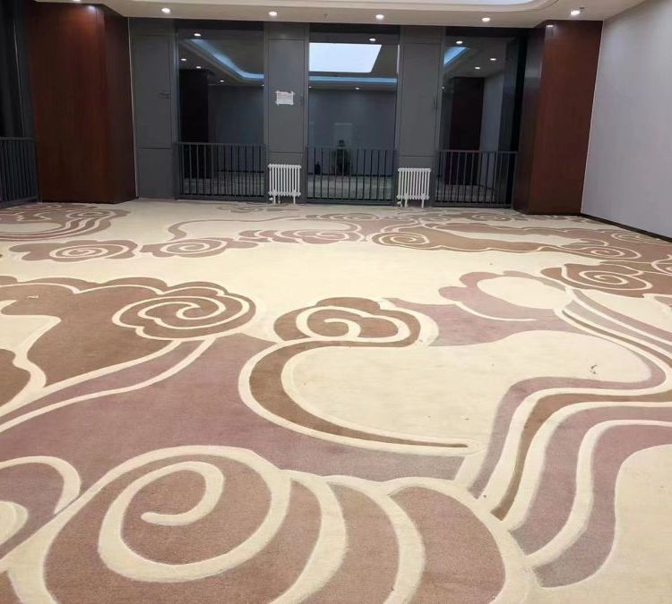 纯羊毛尼龙酒店会所宾馆客房地毯定做 鑫艺诚设计制作