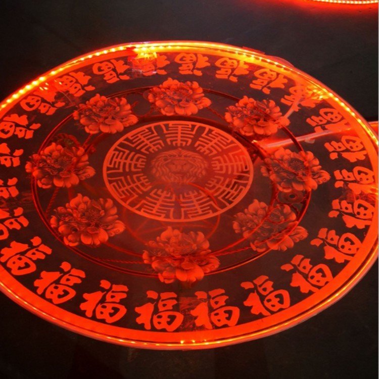 加工激光内雕玻璃 屏风幕墙内调玻璃门窗 水晶门牌楼层指路牌定制