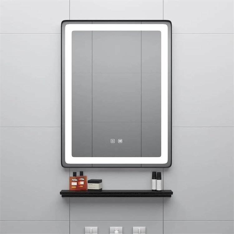 浴室全身镜 LED灯镜 高清防雾卫浴镜 无框发光梳妆壁挂镜