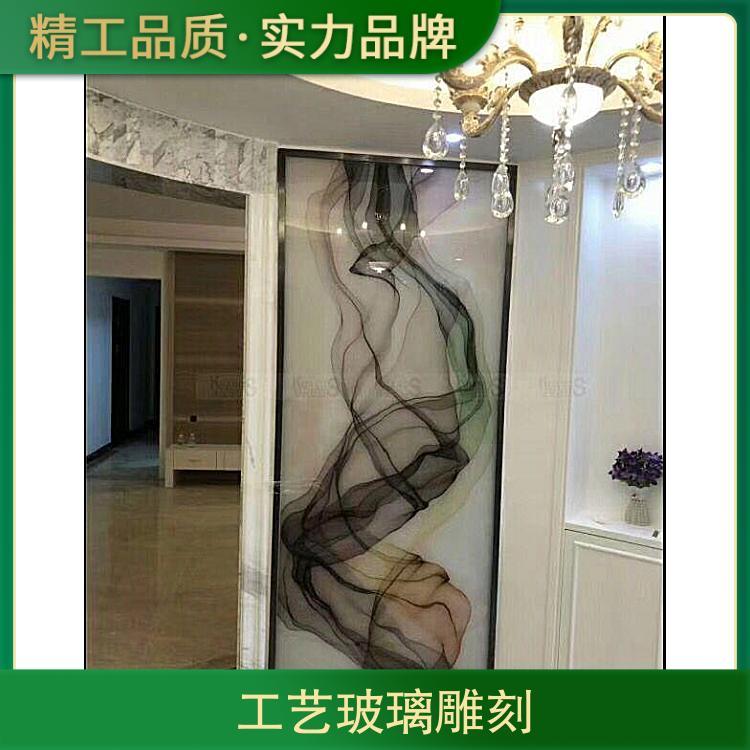 工艺玻璃雕刻 尺寸3-50公分 颜色彩绘 造型几何形