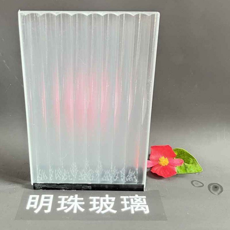 6.8mm单片国产夹娟压花钢丝夹丝玻璃 简约美观