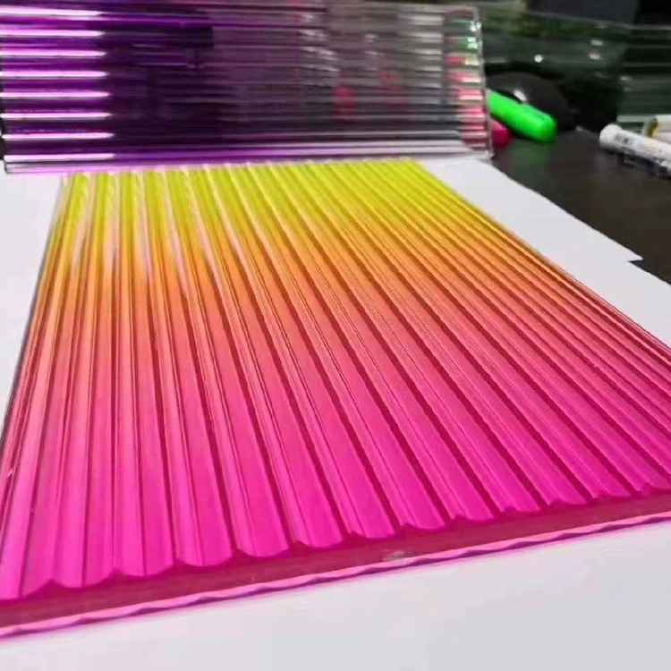 长虹钢化夹胶渐变玻璃 表面形状平面夹层玻璃 生产胶片法(干法)