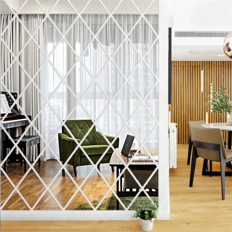 定制酒店KTV装饰镜卫浴镜金茶色拼镜及斜边玻璃