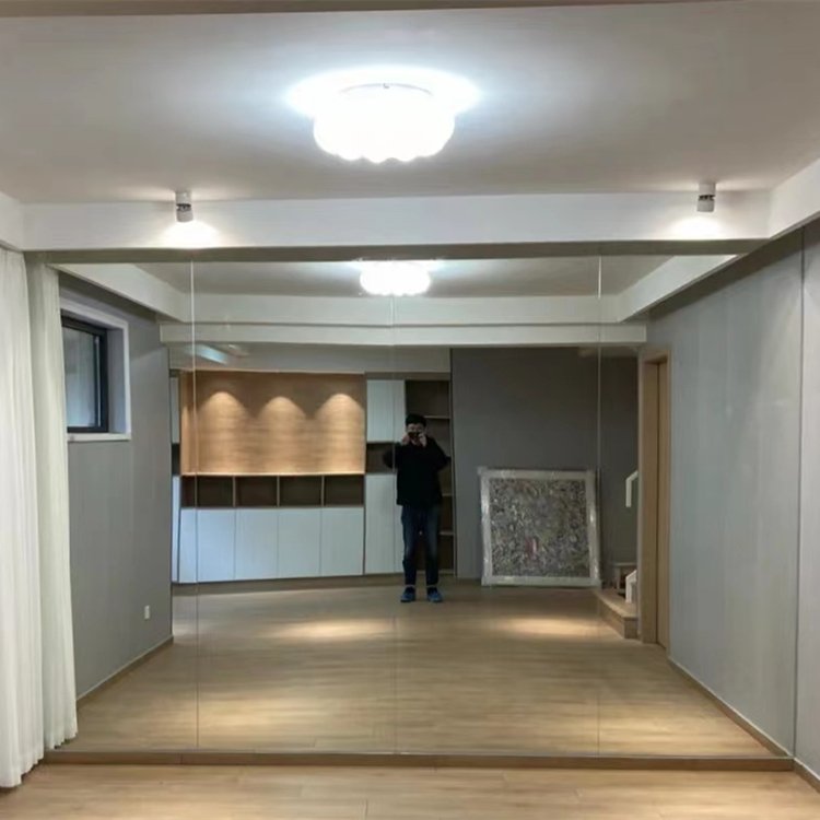 辉煌明珠 5mm6mm瑜伽室舞蹈室镜 酒店ktv镜子 工厂定制