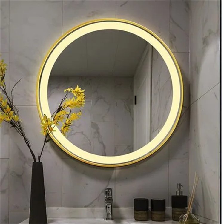 浴室镜带灯智能镜触屏led卫生间化妆镜防雾酒店挂墙卫浴镜