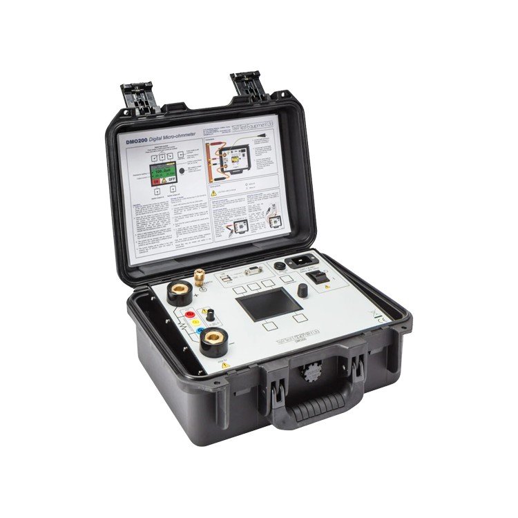 英国T&R DMO200L5动态电阻测试仪数字微欧姆表