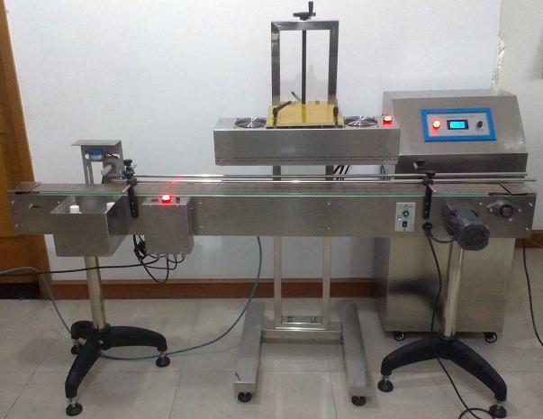 供应农药瓶配线电磁感应铝箔封口机 封口垫片