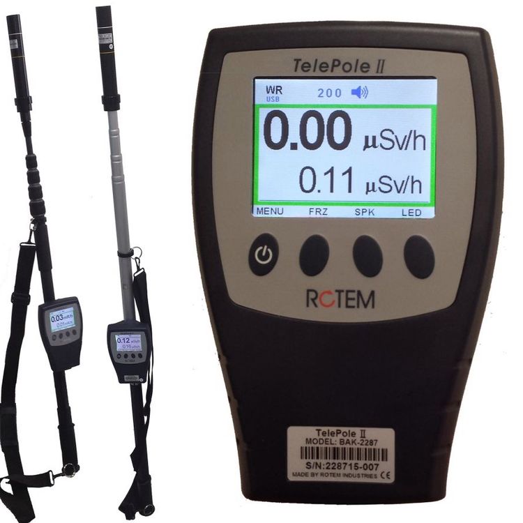 进口以色列ROTEM TelePole 拉杆式γ巡检仪厂家