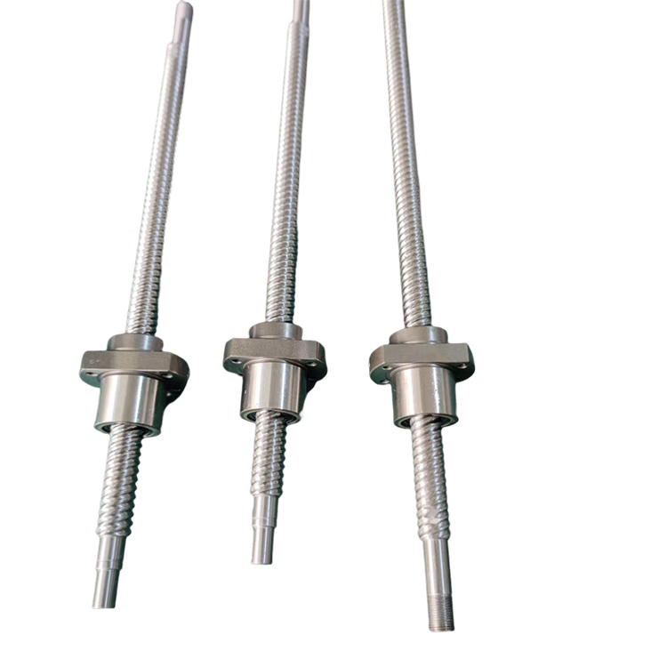 帝比特 机械工业用 SFI1616滚珠丝杠副 带卡簧防尘圈 螺母无间隙