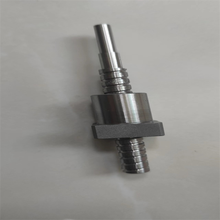 滚珠丝杠0805研磨C5材质gcr15轴承钢螺母20铬钼反向器插片式