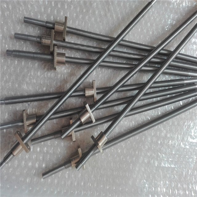 3d打印机专用梯形丝杆 TR1010 304不锈钢丝杆 POM螺母 按图定做