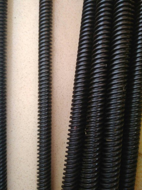 发黑梯形丝杆 12乘3直径 14 20 22 25 两端按图定制 正反牙 左右旋丝杆