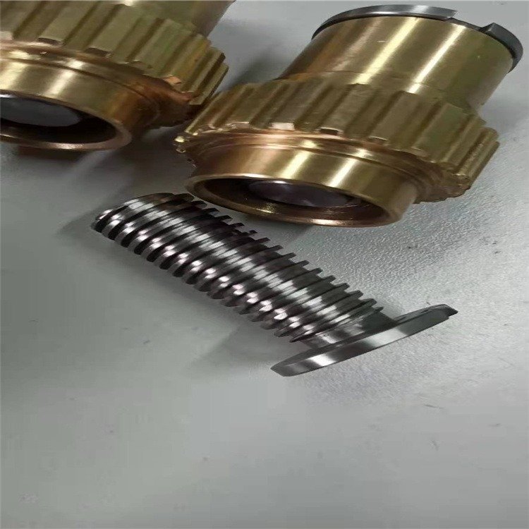 梯形牙丝杆铜螺母 带齿轮 替换米思米 怡合达型号TR25*5 30*4 30*6 45*8