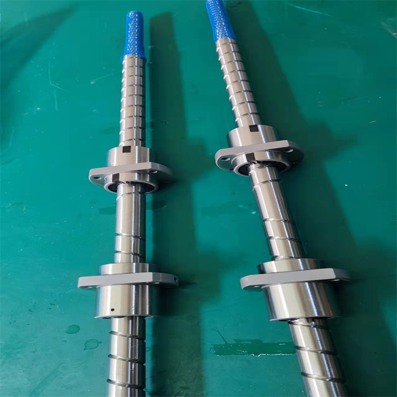 研磨滚珠丝杠SFE2525 2020 3232 4040C5正反牙静音矩阵式螺母