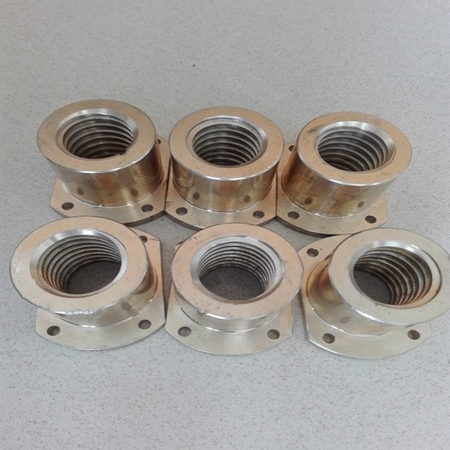 梯形丝杆 TR386配铜 铁 锁紧螺母 t型丝杠杆电机丝杆