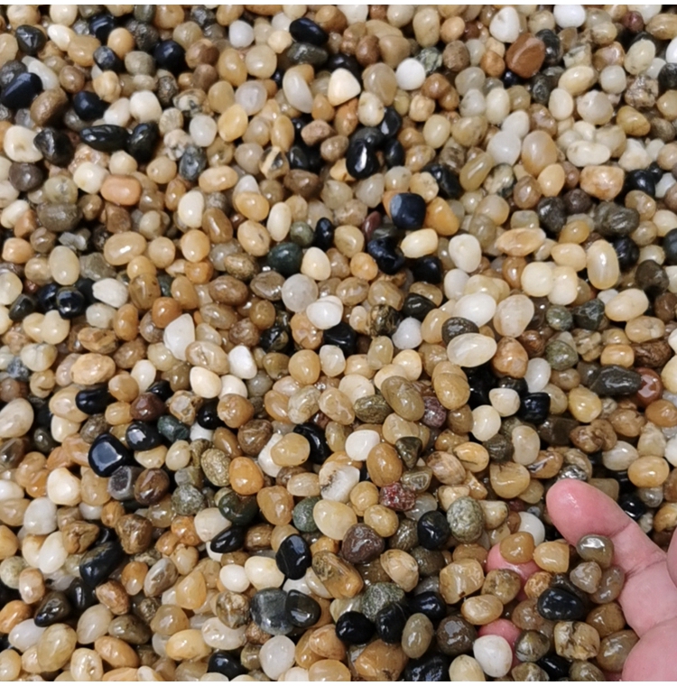 地暖回填豆石 2-4mm鹅卵石滤料 高温汗蒸房小石子 江石汇