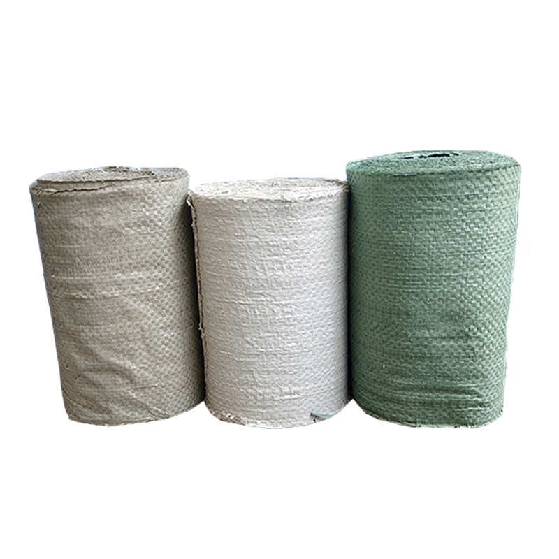 PP编织布条 结实耐拉绿色编织布卷 单层缠绕布条 打包袋编织袋