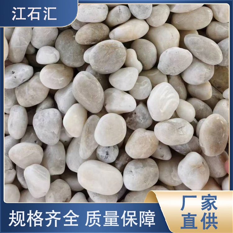 白石子污水处理 绿化铺路白色鹅卵石 规格齐全 源头厂家 江石汇z22