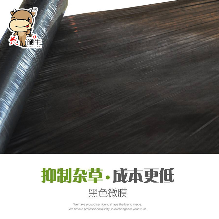 厂家货源塑料薄膜黑色农用地膜聚乙烯薄膜保湿除防草黑膜