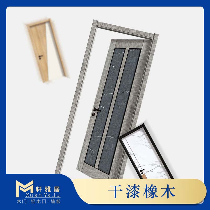 现代简约橡木门零度干漆实木防潮木门轻奢隔音房间卧室门