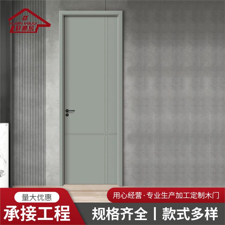 轩雅居实木复合烤漆木门 卧室静音隔音室内生态门