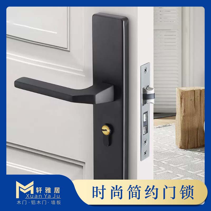 门锁家用通用型卧室内房间锁木门把手柄锁具卫生间老式锁