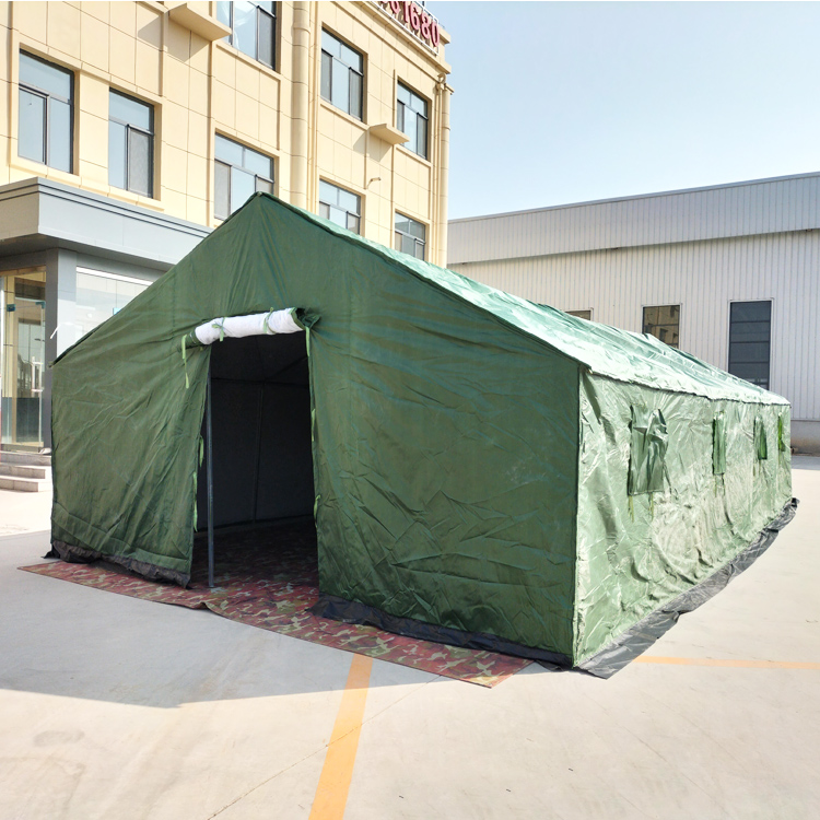 户外施工工地工程民用 露营野营防雨 帆布防寒住人棉帐篷定制