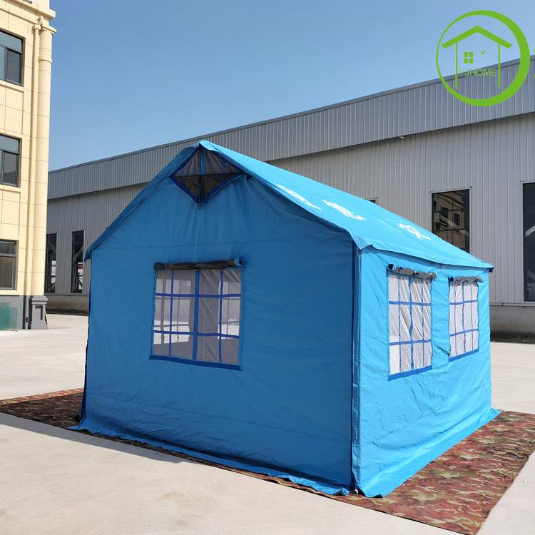救灾帐篷12平米工程迷彩民政隔离指挥加棉帐篷工地户外露营