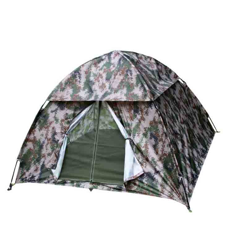 单人双人迷彩帐篷四季单棉大罩防雨野营训练演习定制生产