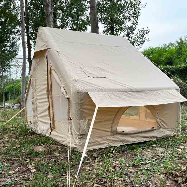 户外充气帐篷有佳厂家网红露营一居室自驾便携免搭建棉布牛津布