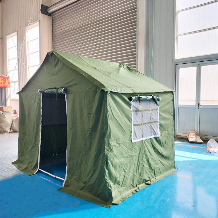 户外施工工程工地帐篷 民用防雨住人 保暖帆布加棉大型救灾帐篷定制