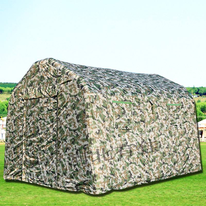 白色卫生充气帐篷救灾应急帐篷手术室演习方舱红十字帐篷定制