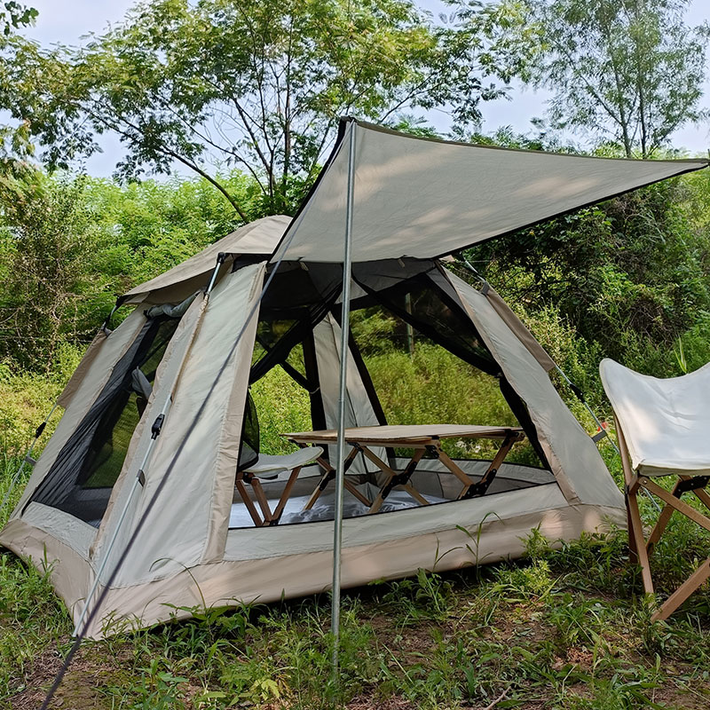 批发便携式可折叠帐篷 户外露营野营 加厚防雨防晒 自动速开帐蓬定制