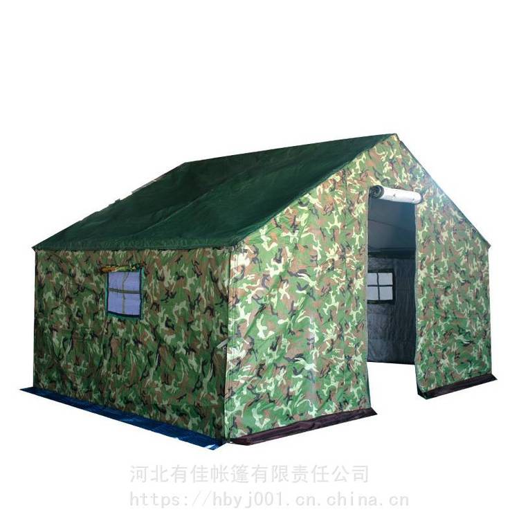 工地户外探险野营防寒保暖移动有机硅帆布棉帐篷施工住人