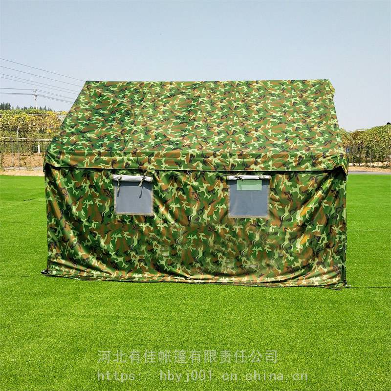 野营用帐篷 生产厂家 户外防风保暖单棉抗震救灾5-6人